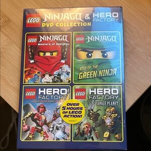 LEGO Ninjago & Hero Factory DVD Collection - Red, Green, Blue, Yellow